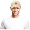 imageDALIX Rainbow Baseball Cap Womens Hats Cute Hat Soft Cotton CapsKhaki