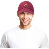 imageDALIX Rainbow Baseball Cap Womens Hats Cute Hat Soft Cotton CapsMaroon
