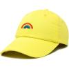 imageDALIX Rainbow Baseball Cap Womens Hats Cute Hat Soft Cotton CapsMinion Yellow