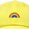 imageDALIX Rainbow Baseball Cap Womens Hats Cute Hat Soft Cotton CapsMinion Yellow
