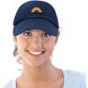 imageDALIX Rainbow Baseball Cap Womens Hats Cute Hat Soft Cotton CapsNavy Blue