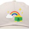 imageDALIX St Patricks Pot of Gold Hat Womens Embroidered Baseball CapBeige