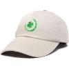 imageSt Patricks Lucky Horseshoe Hat Men Womens Embroidered Baseball CapBeige