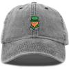 imageDALIX Embroidered Lucky Gnome St Patricks Dad Saint Pattys Cap Hat WomenWashed Black