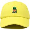 imageDALIX Embroidered Lucky Gnome St Patricks Dad Saint Pattys Cap Hat WomenYellow