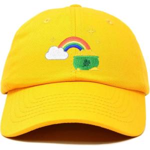 imageDALIX St Patricks Pot of Gold Hat Womens Embroidered Baseball CapGold