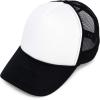 imageDALIX Black and White Trucker Hat Mesh Cap 12 Pack Dozen Bulk