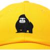 imageDALIX Gorilla Hat King of The Jungle Black Ape Baseball CapGold