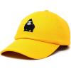 imageDALIX Gorilla Hat King of The Jungle Black Ape Baseball CapGold