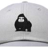 imageDALIX Gorilla Hat King of The Jungle Black Ape Baseball CapGray