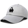 imageDALIX Gorilla Hat King of The Jungle Black Ape Baseball CapGray