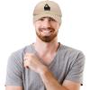 imageDALIX Gorilla Hat King of The Jungle Black Ape Baseball CapKhaki