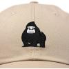 imageDALIX Gorilla Hat King of The Jungle Black Ape Baseball CapKhaki