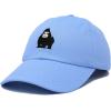 imageDALIX Gorilla Hat King of The Jungle Black Ape Baseball CapLight Blue