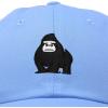 imageDALIX Gorilla Hat King of The Jungle Black Ape Baseball CapLight Blue