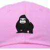 imageDALIX Gorilla Hat King of The Jungle Black Ape Baseball CapLight Pink