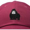 imageDALIX Gorilla Hat King of The Jungle Black Ape Baseball CapMaroon
