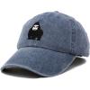 imageDALIX Gorilla Hat King of The Jungle Black Ape Baseball CapNavy Blue Vintage