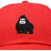 imageDALIX Gorilla Hat King of The Jungle Black Ape Baseball CapRed