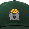 imageDALIX Lucky Pot of Gold Hat Womens Embroidered Baseball CapDark Green