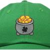 imageDALIX Lucky Pot of Gold Hat Womens Embroidered Baseball CapKelly Green