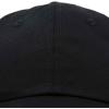 imageDALIX Womens Cap Adjustable Hat 100 Cotton Black White Gold Lavender Blue Pink Lime Green Hot PinkBlack