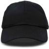 imageDALIX Womens Cap Adjustable Hat 100 Cotton Black White Gold Lavender Blue Pink Lime Green Hot PinkBlack