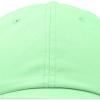 imageDALIX Womens Cap Adjustable Hat 100 Cotton Black White Gold Lavender Blue Pink Lime Green Hot PinkGreen