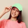 imageDALIX Womens Cap Adjustable Hat 100 Cotton Black White Gold Lavender Blue Pink Lime Green Hot PinkGreen