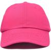 imageDALIX Womens Cap Adjustable Hat 100 Cotton Black White Gold Lavender Blue Pink Lime Green Hot PinkHot Pink