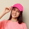 imageDALIX Womens Cap Adjustable Hat 100 Cotton Black White Gold Lavender Blue Pink Lime Green Hot PinkHot Pink