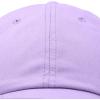 imageDALIX Womens Cap Adjustable Hat 100 Cotton Black White Gold Lavender Blue Pink Lime Green Hot PinkLavender