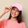 imageDALIX Womens Cap Adjustable Hat 100 Cotton Black White Gold Lavender Blue Pink Lime Green Hot PinkPink