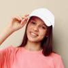 imageDALIX Womens Cap Adjustable Hat 100 Cotton Black White Gold Lavender Blue Pink Lime Green Hot PinkWhite
