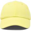 imageDALIX Womens Cap Adjustable Hat 100 Cotton Black White Gold Lavender Blue Pink Lime Green Hot PinkYellow