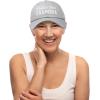 imageDALIX Worlds Best Grandma Hat Gift Embroidered Cotton CapGray