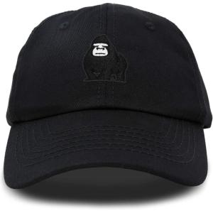 imageDALIX Gorilla Hat King of The Jungle Black Ape Baseball CapBlack