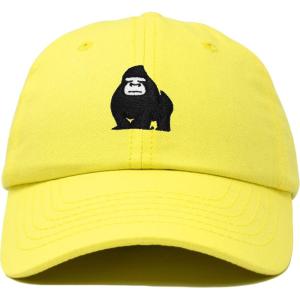 imageDALIX Gorilla Hat King of The Jungle Black Ape Baseball CapMinion Yellow