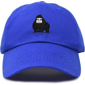 imageDALIX Gorilla Hat King of The Jungle Black Ape Baseball CapRoyal Blue