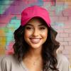 imageDALIX Baseball Cap Mens Trucker Hat Dad Hats Caps for Women 12 PackHot Pink