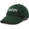 imageDALIX Daddy Hat Classic Embroidered Cotton CapDark Green