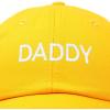 imageDALIX Daddy Hat Classic Embroidered Cotton CapGold