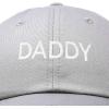 imageDALIX Daddy Hat Classic Embroidered Cotton CapGray