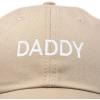 imageDALIX Daddy Hat Classic Embroidered Cotton CapKhaki