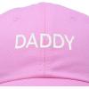 imageDALIX Daddy Hat Classic Embroidered Cotton CapLight Pink