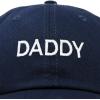 imageDALIX Daddy Hat Classic Embroidered Cotton CapNavy Blue