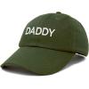 imageDALIX Daddy Hat Classic Embroidered Cotton CapOlive