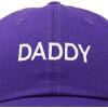imageDALIX Daddy Hat Classic Embroidered Cotton CapPurple