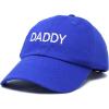 imageDALIX Daddy Hat Classic Embroidered Cotton CapRoyal Blue