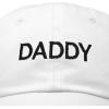 imageDALIX Daddy Hat Classic Embroidered Cotton CapWhite